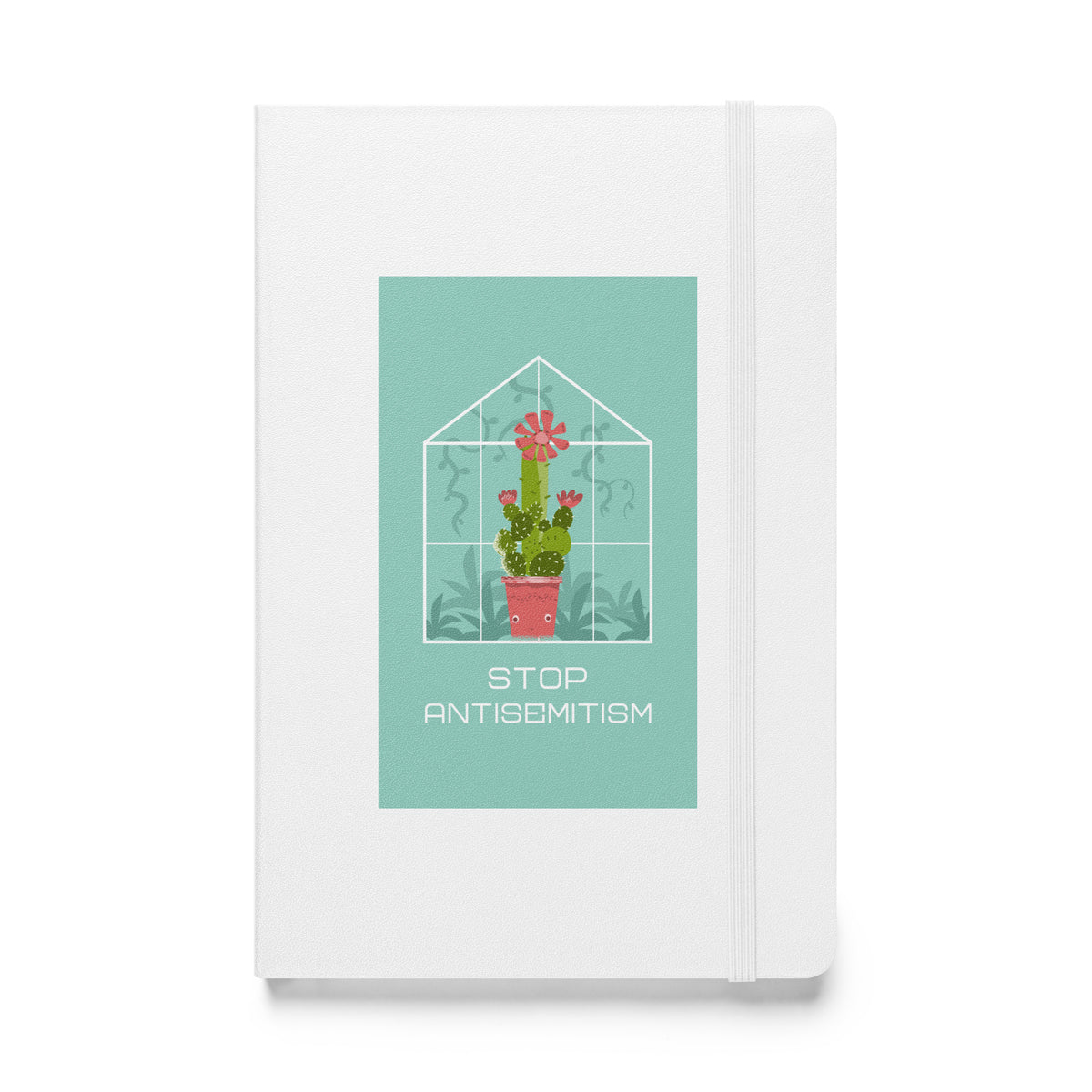 Stop Antisemitism | Plants & Flowers Edition | Hardcover Notebook Jouparty