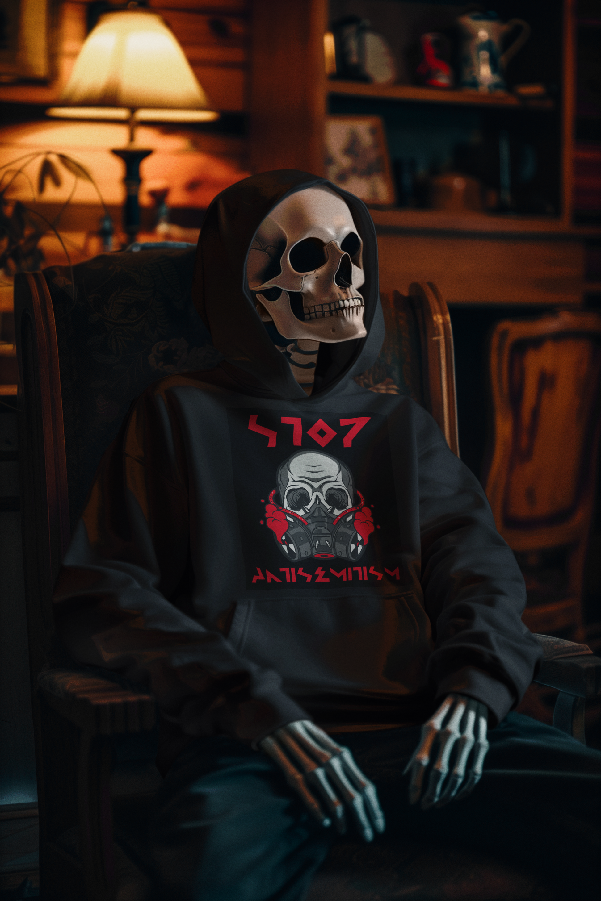 Red Fight | Antisemitism | Unisex Hoodie