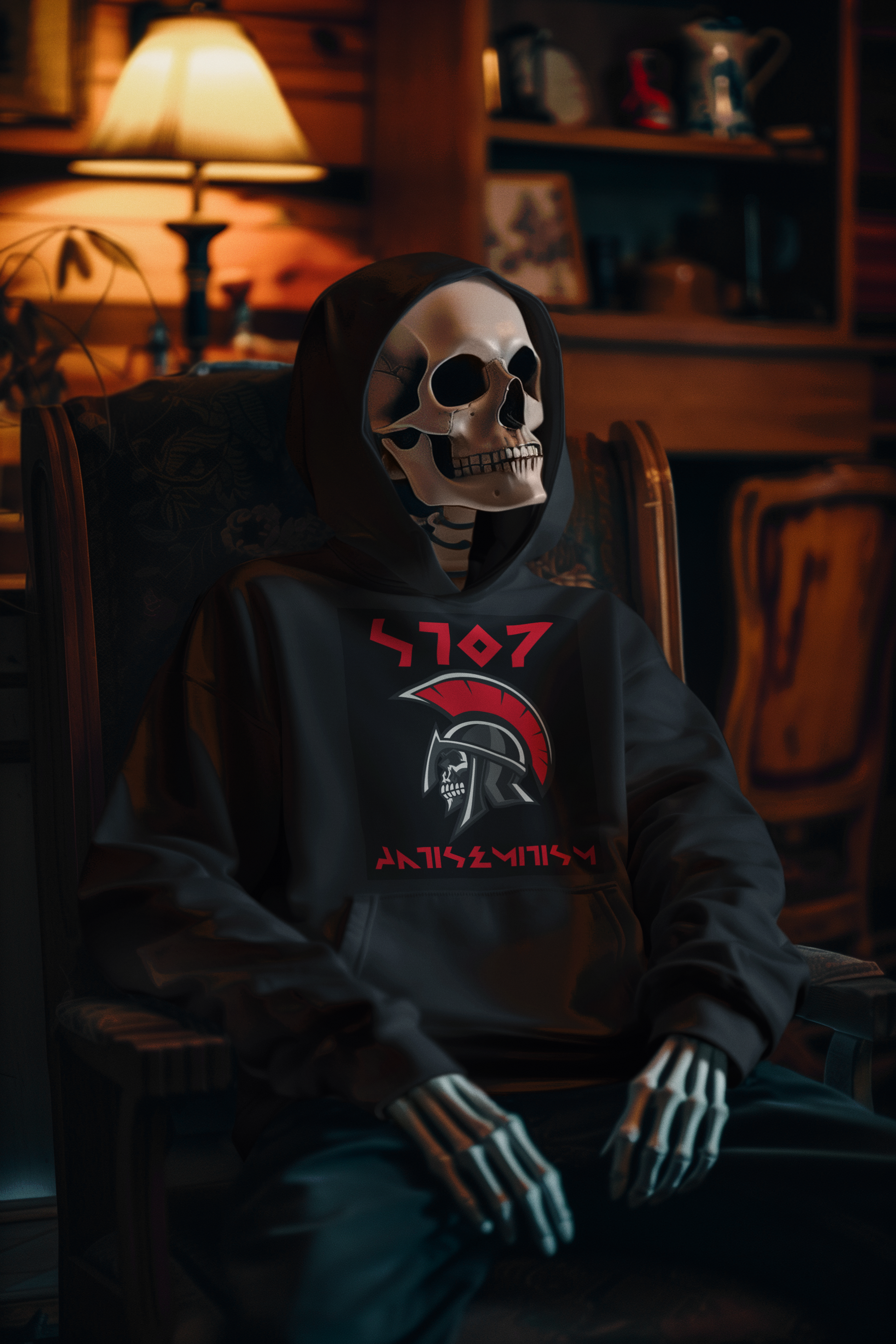 Red Fight | Antisemitism | Unisex Hoodie Jouparty