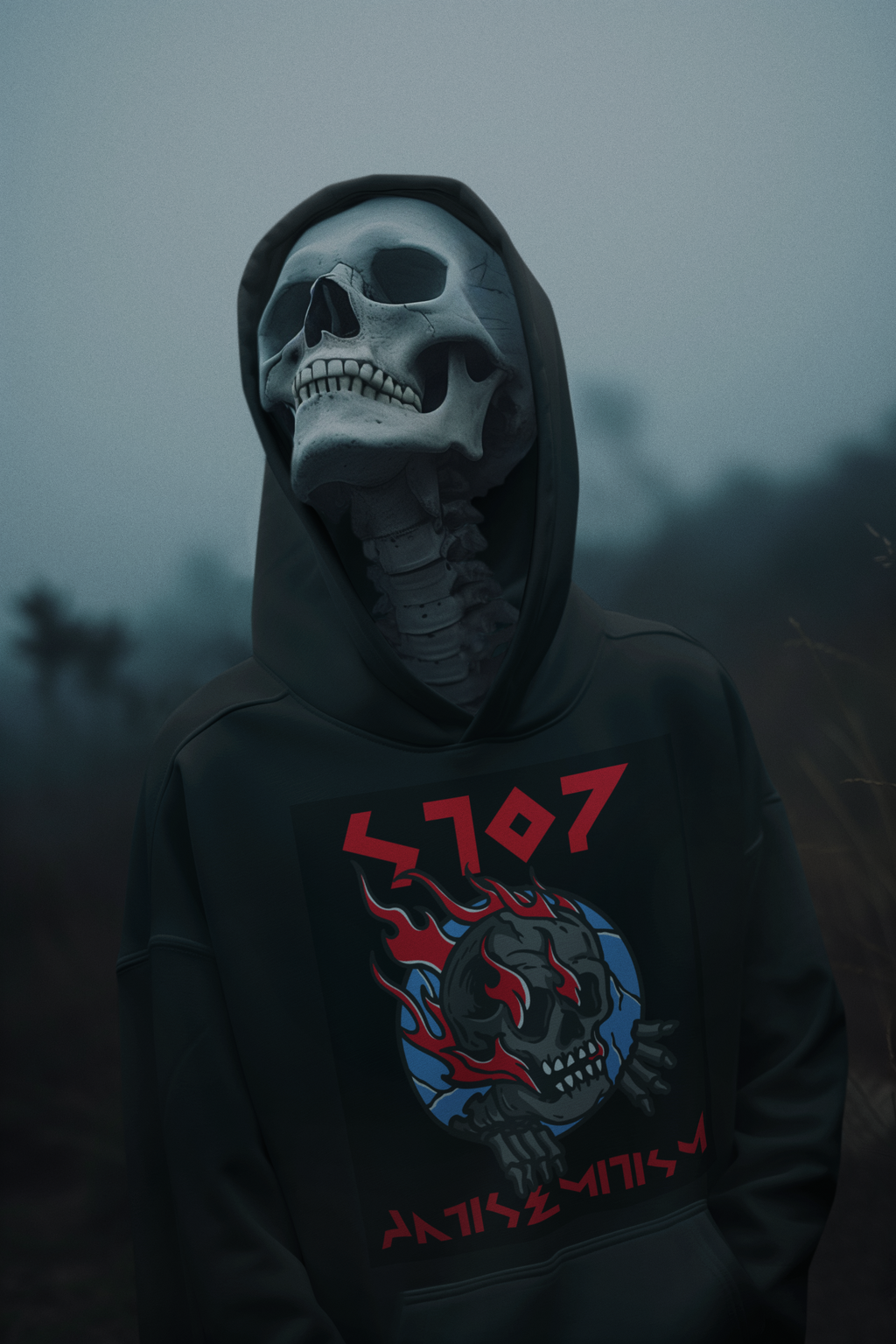 Red Fight | Antisemitism | Unisex Hoodie Jouparty