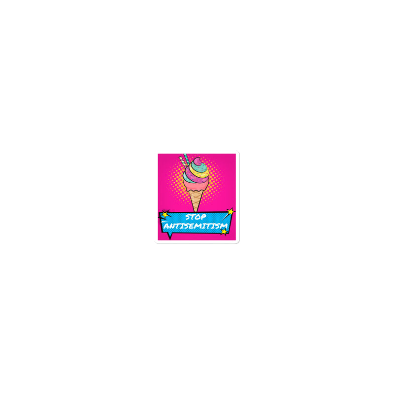 Pop Art Style | Antisemitism | Kiss Cut Sticker