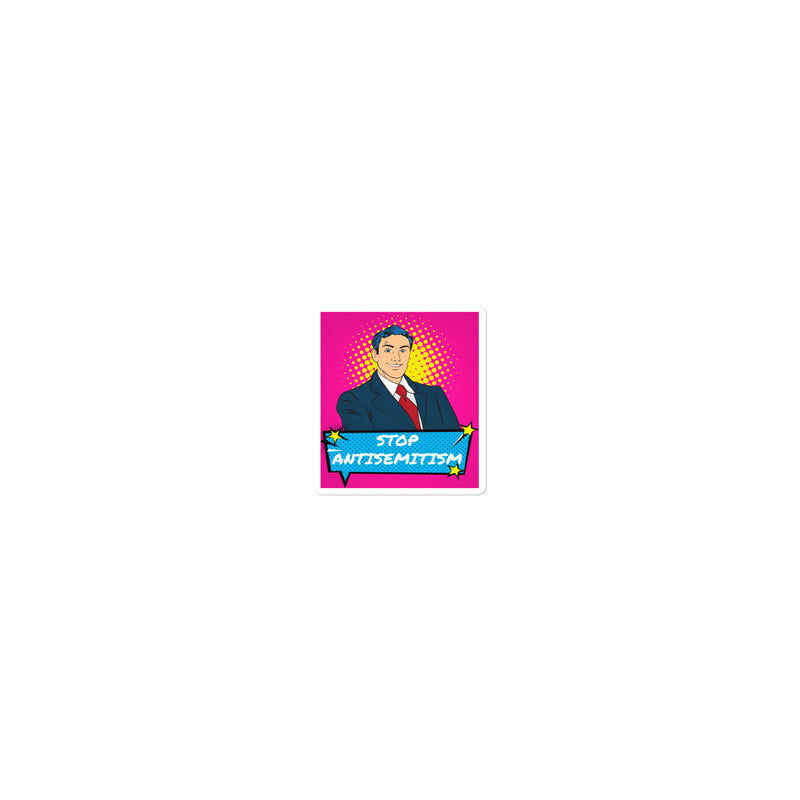 Pop Art Style | Antisemitism | Kiss Cut Sticker