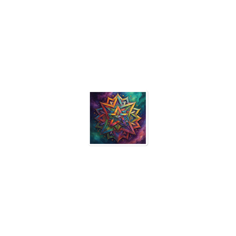Vibrant Song | Star Of David | Kiss Cut Sticker