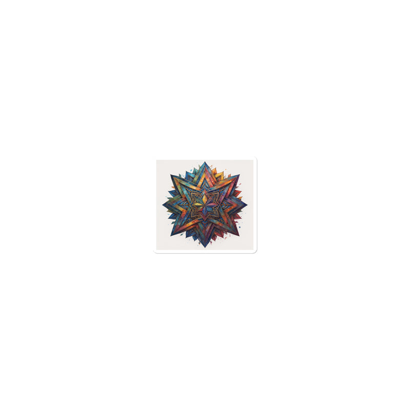 Vibrant Song | Star Of David | Kiss Cut Sticker