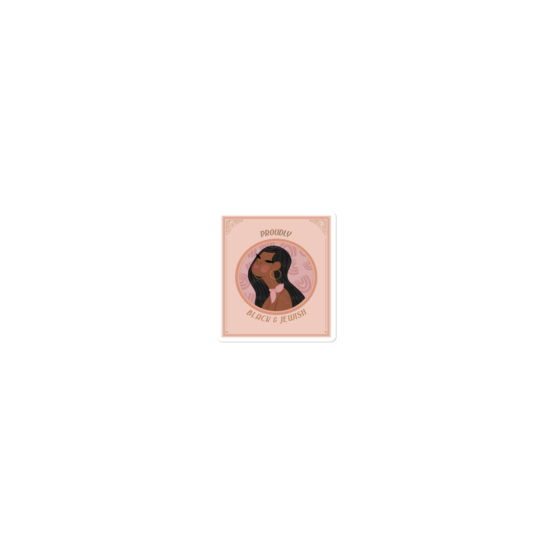 Black & Jewish Love | Kiss Cut Sticker