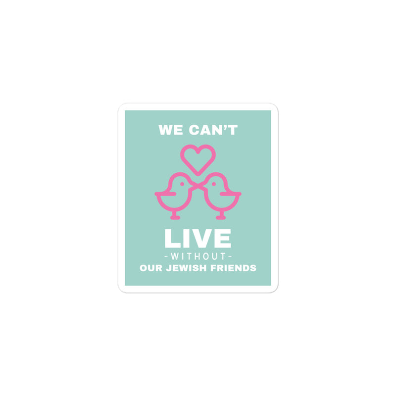 All In For Jews | Kiss Cut Sticker