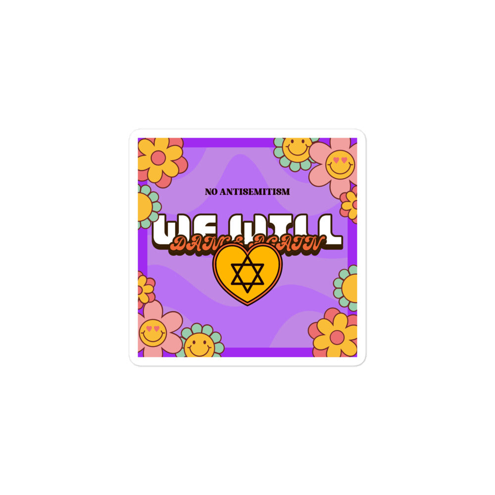 We Will Dance Again | Retro-Purple Style | Kiss Cut Sticker Jouparty