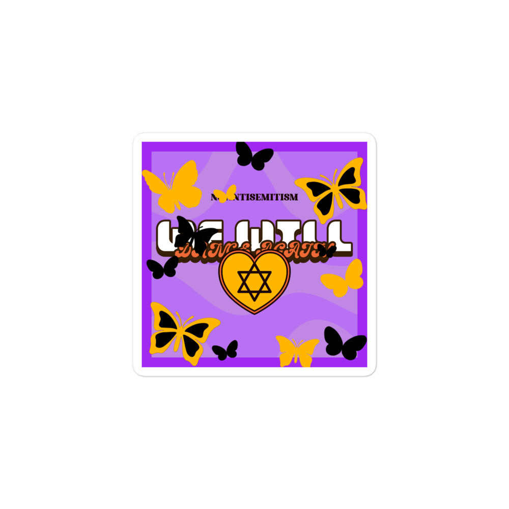 We Will Dance Again | Retro-Purple Style | Kiss Cut Sticker Jouparty