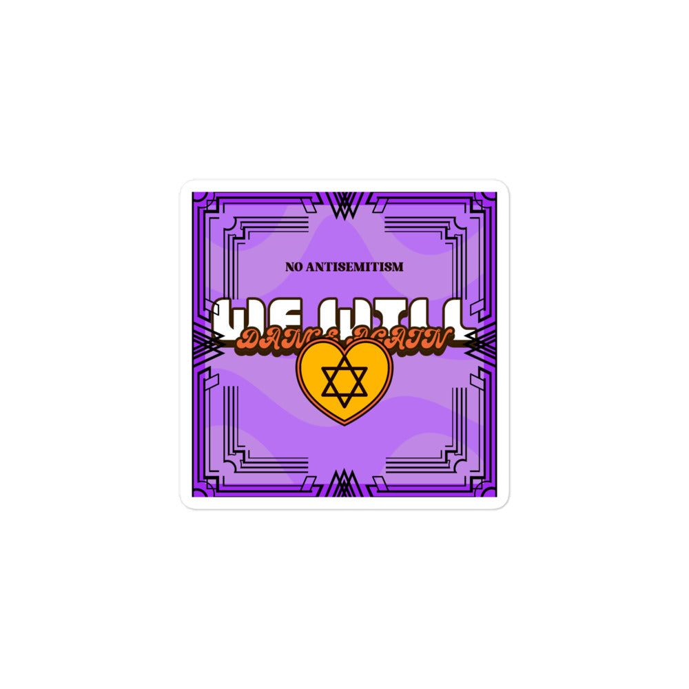 We Will Dance Again | Retro-Purple Style | Kiss Cut Sticker Jouparty