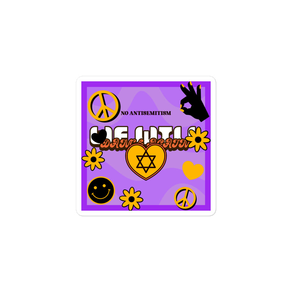 We Will Dance Again | Retro-Purple Style | Kiss Cut Sticker Jouparty