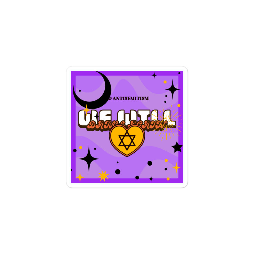 We Will Dance Again | Retro-Purple Style | Kiss Cut Sticker Jouparty