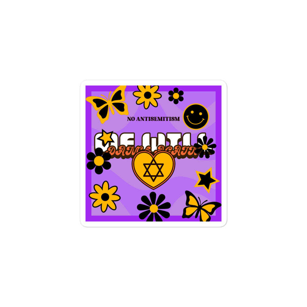 We Will Dance Again | Retro-Purple Style | Kiss Cut Sticker Jouparty