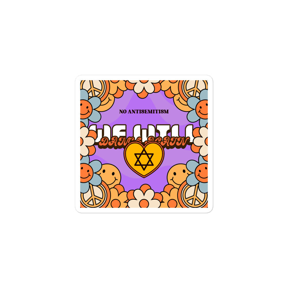 We Will Dance Again | Retro-Purple Style | Kiss Cut Sticker Jouparty
