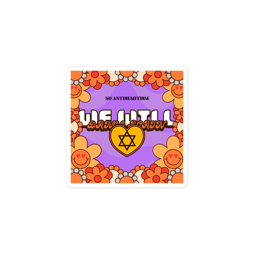 We Will Dance Again | Retro-Purple Style | Kiss Cut Sticker Jouparty