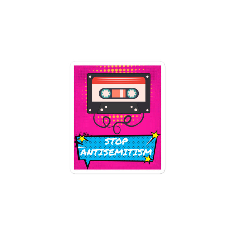 Pop Art Style | Antisemitism | Kiss Cut Sticker