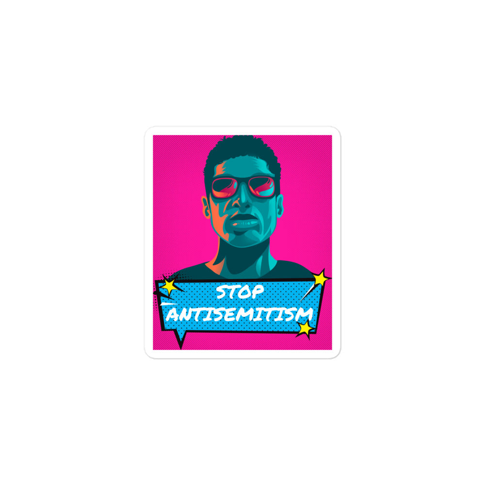 Pop Art Style | Antisemitism | Kiss Cut Sticker Jouparty