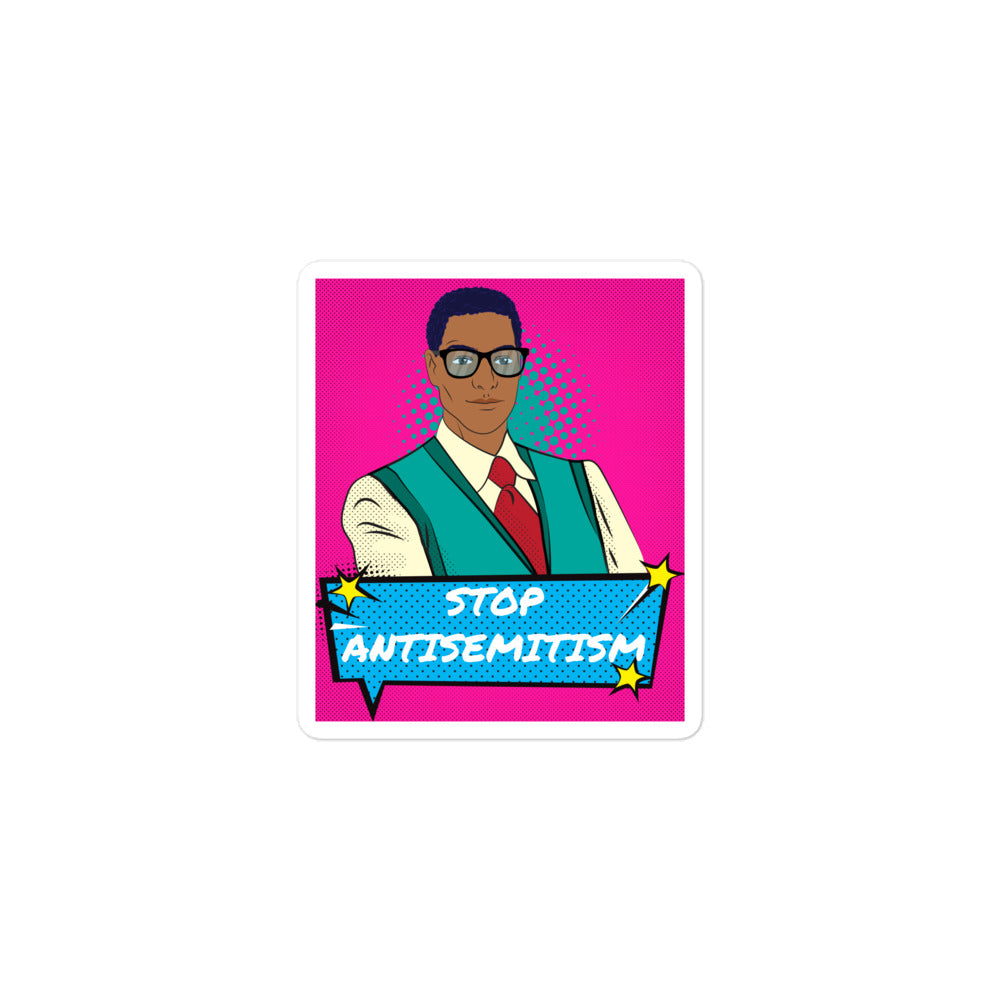 Pop Art Style | Antisemitism | Kiss Cut Sticker Jouparty