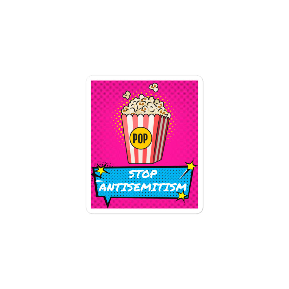 Pop Art Style | Antisemitism | Kiss Cut Sticker Jouparty