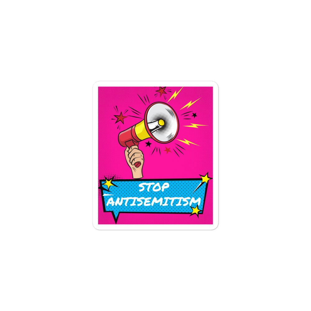 Pop Art Style | Antisemitism | Kiss Cut Sticker Jouparty