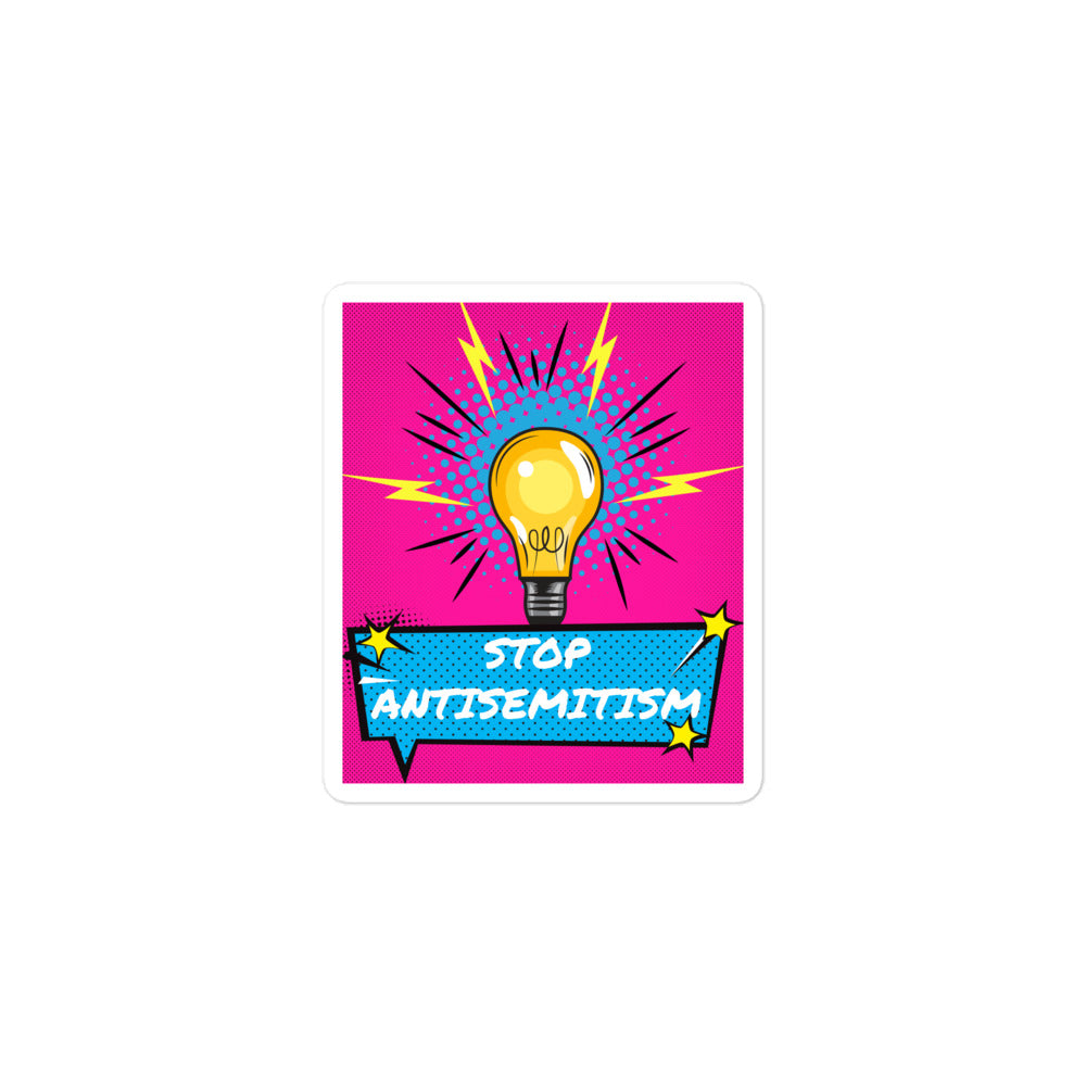 Pop Art Style | Antisemitism | Kiss Cut Sticker Jouparty