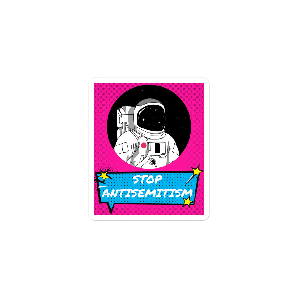 Pop Art Style | Antisemitism | Kiss Cut Sticker Jouparty