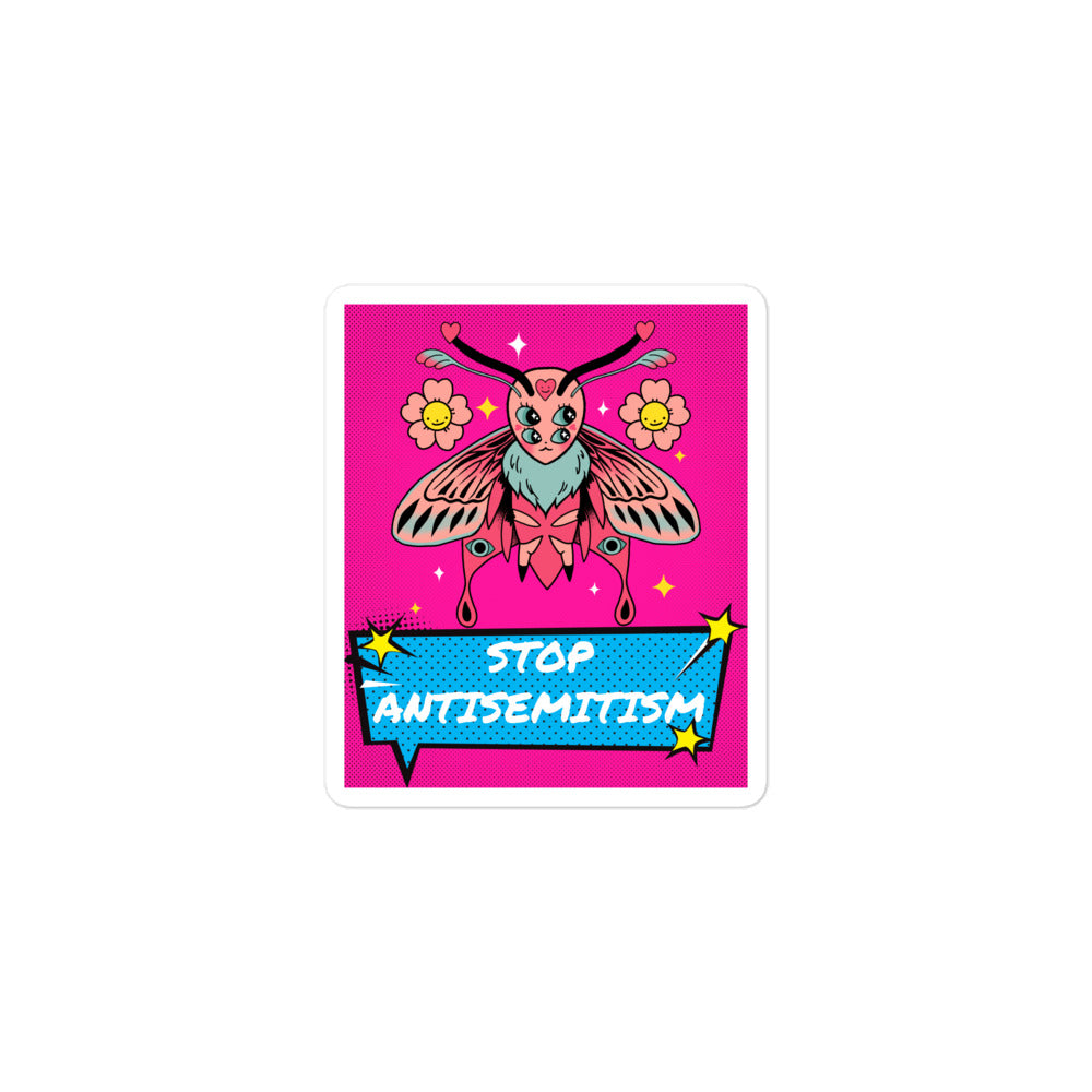 Pop Art Style | Antisemitism | Kiss Cut Sticker Jouparty