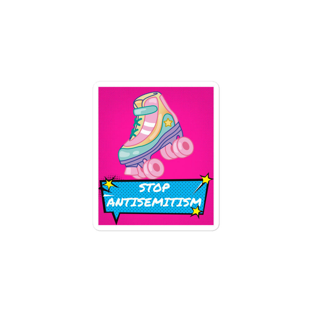 Pop Art Style | Antisemitism | Kiss Cut Sticker Jouparty