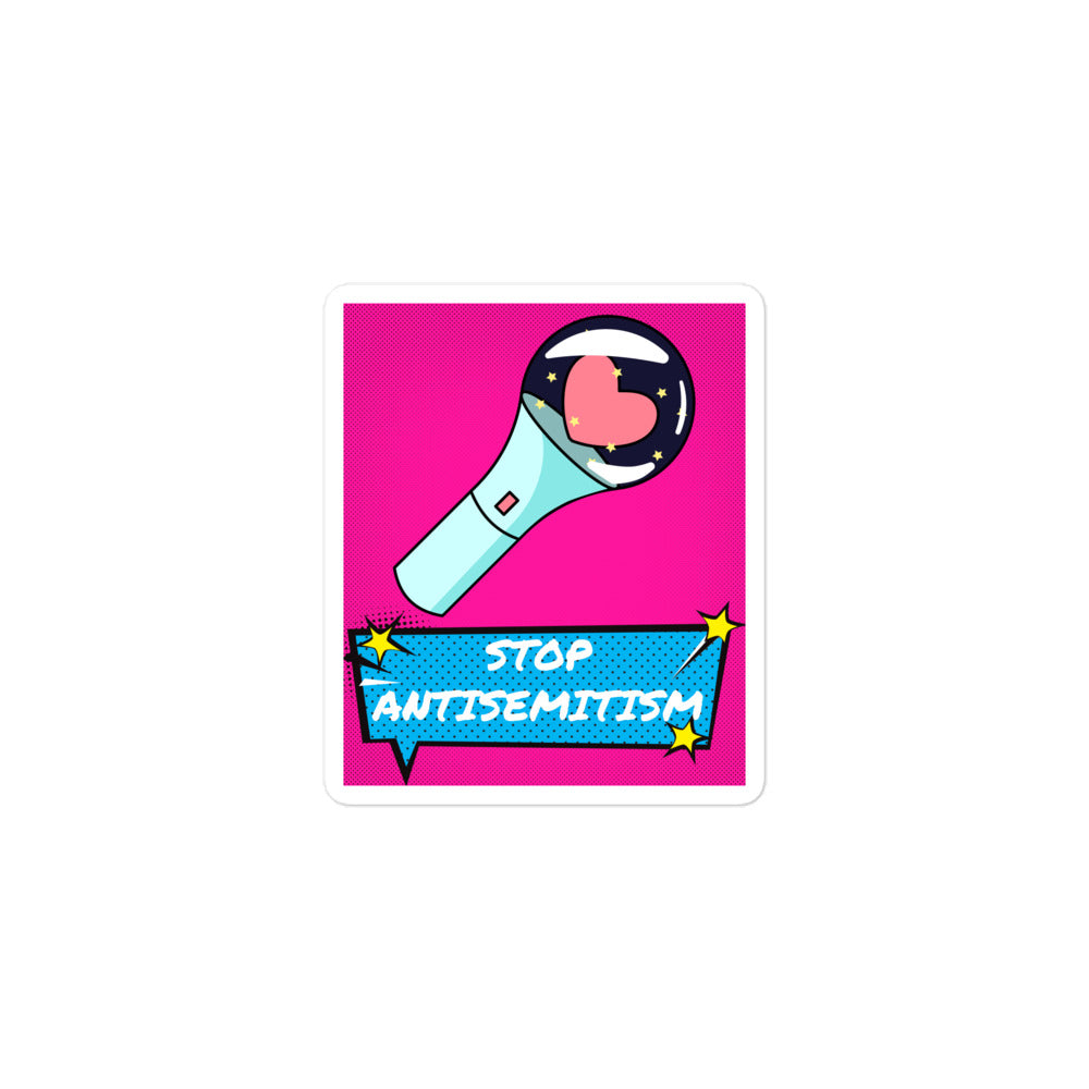 Pop Art Style | Antisemitism | Kiss Cut Sticker Jouparty
