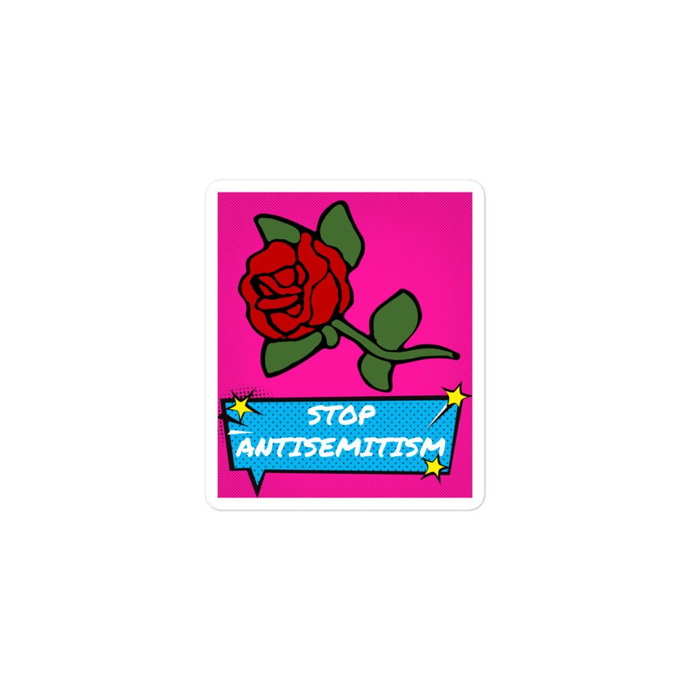 Pop Art Style | Antisemitism | Kiss Cut Sticker Jouparty