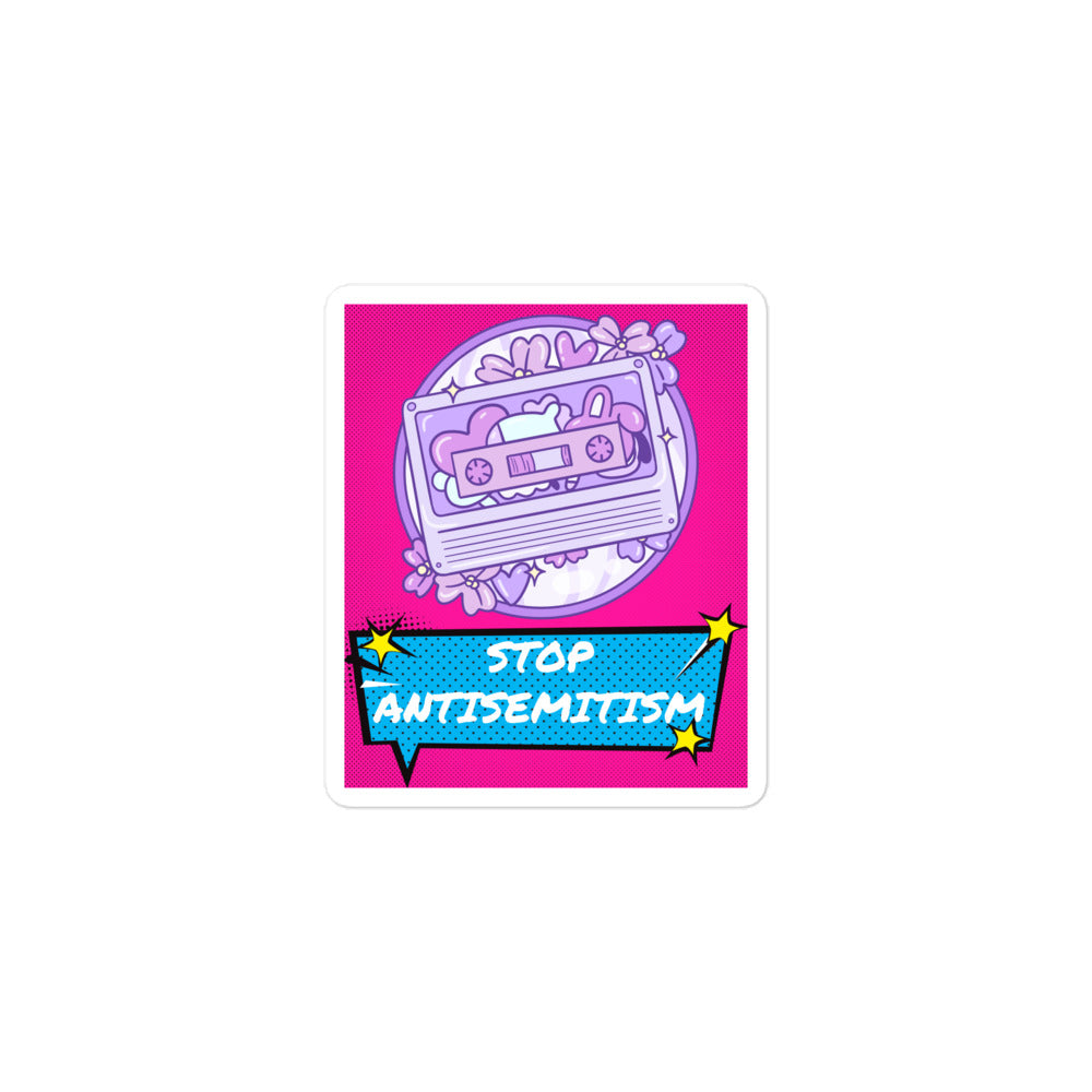 Pop Art Style | Antisemitism | Kiss Cut Sticker Jouparty