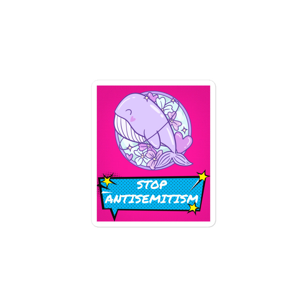Pop Art Style | Antisemitism | Kiss Cut Sticker Jouparty