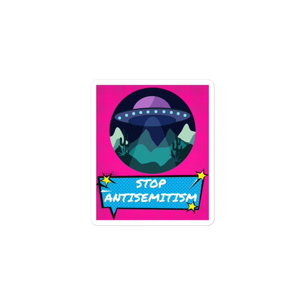 Pop Art Style | Antisemitism | Kiss Cut Sticker Jouparty