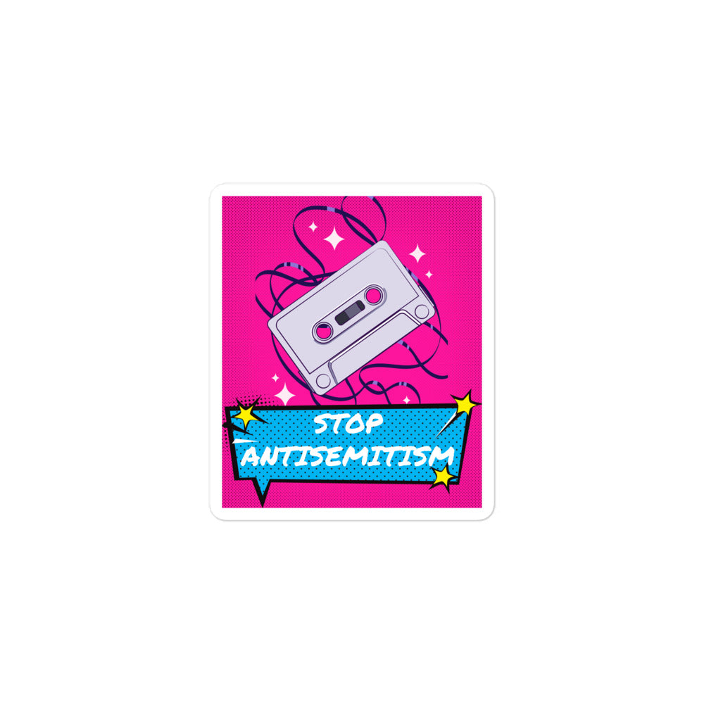 Pop Art Style | Antisemitism | Kiss Cut Sticker Jouparty