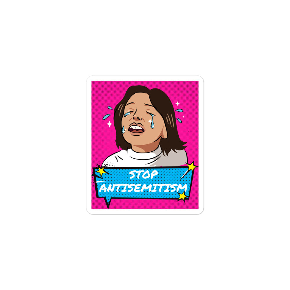 Pop Art Style | Antisemitism | Kiss Cut Sticker Jouparty