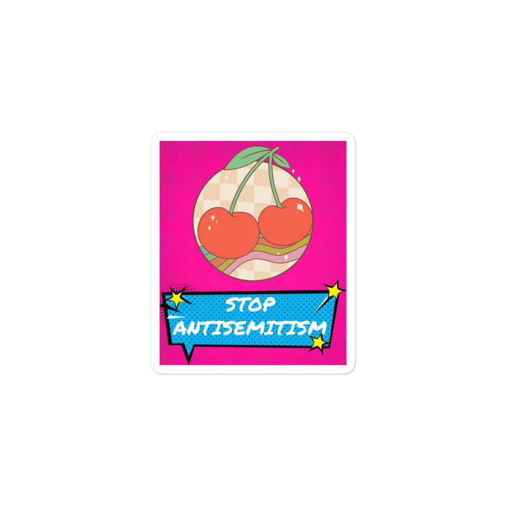 Pop Art Style | Antisemitism | Kiss Cut Sticker Jouparty