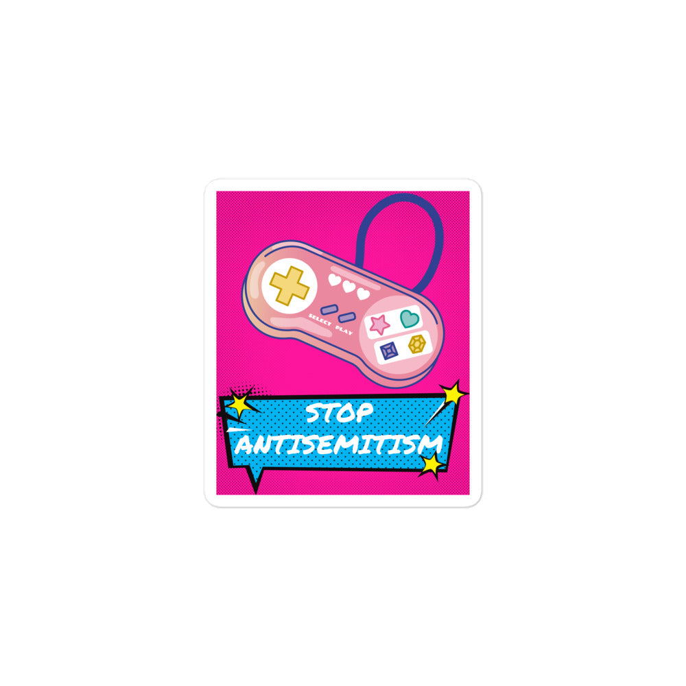 Pop Art Style | Antisemitism | Kiss Cut Sticker Jouparty