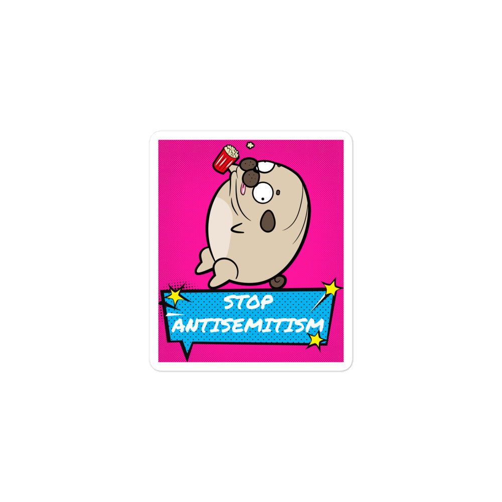 Pop Art Style | Antisemitism | Kiss Cut Sticker Jouparty