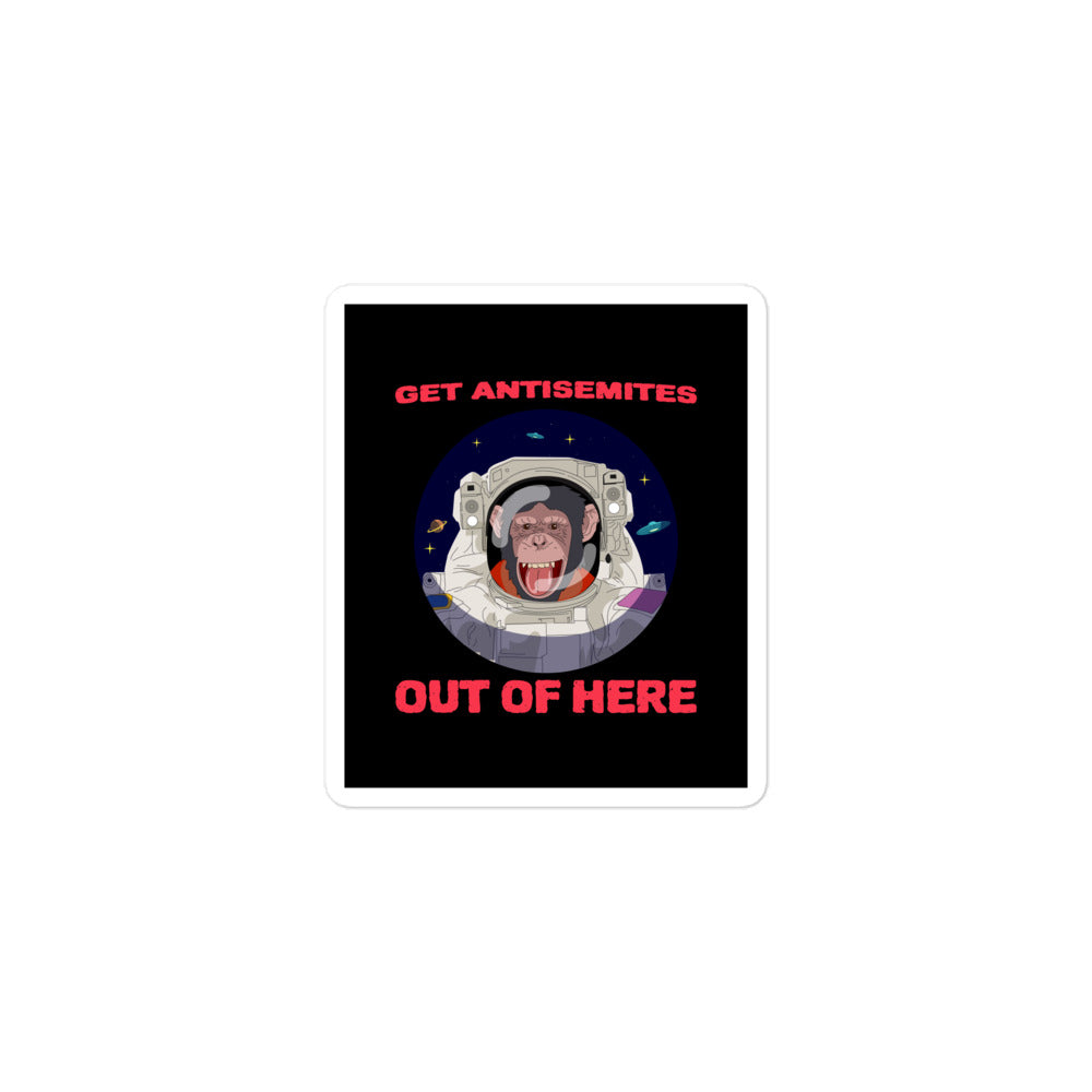 Get Alien Out | Antisemitism | Kiss Cut Sticker Jouparty