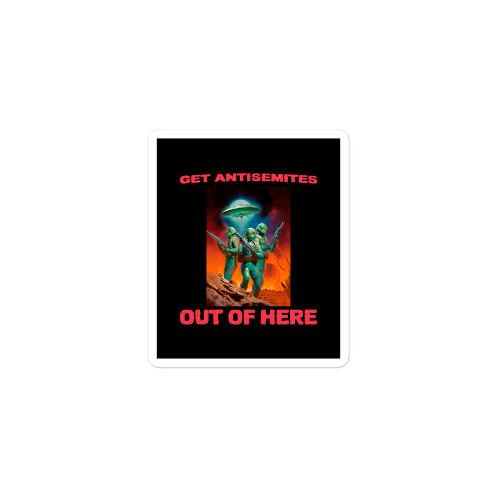 Get Alien Out | Antisemitism | Kiss Cut Sticker Jouparty