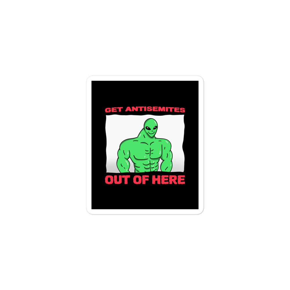 Get Alien Out | Antisemitism | Kiss Cut Sticker Jouparty