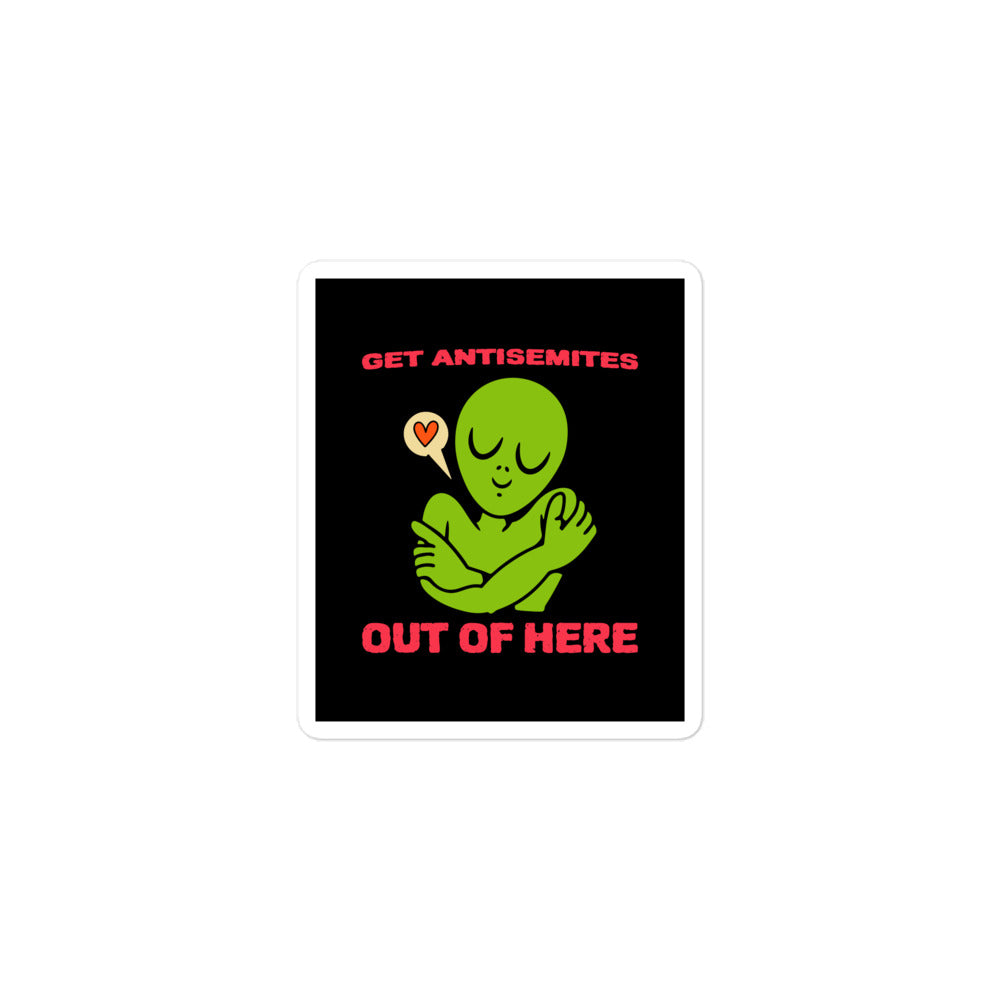 Get Alien Out | Antisemitism | Kiss Cut Sticker Jouparty