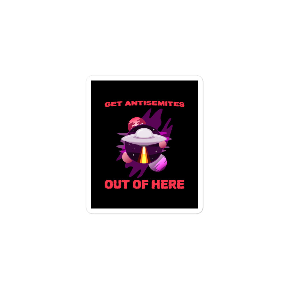 Get Alien Out | Antisemitism | Kiss Cut Sticker Jouparty