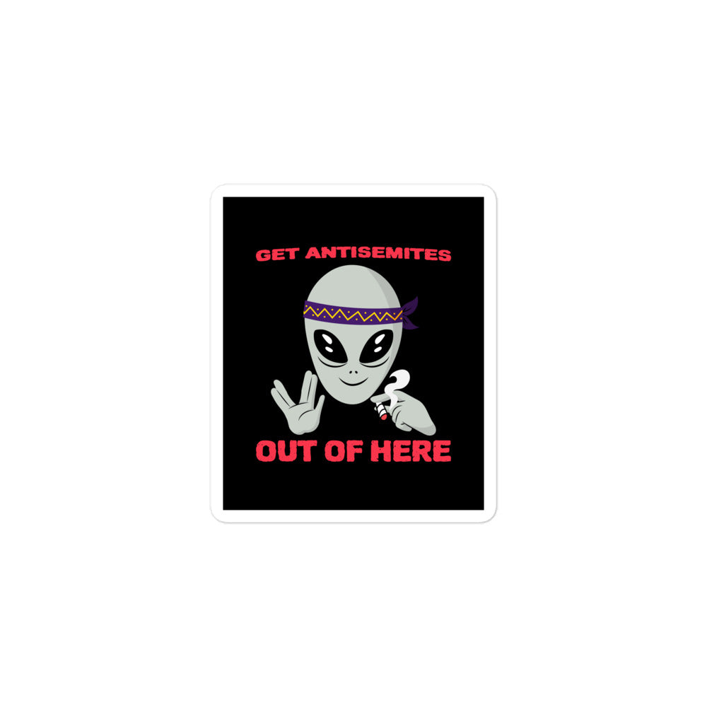 Get Alien Out | Antisemitism | Kiss Cut Sticker