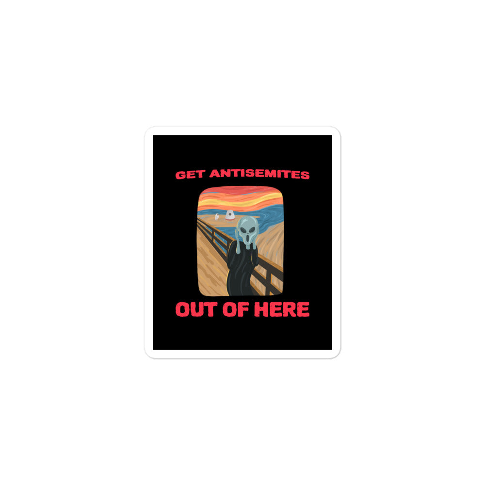 Get Alien Out | Antisemitism | Kiss Cut Sticker Jouparty