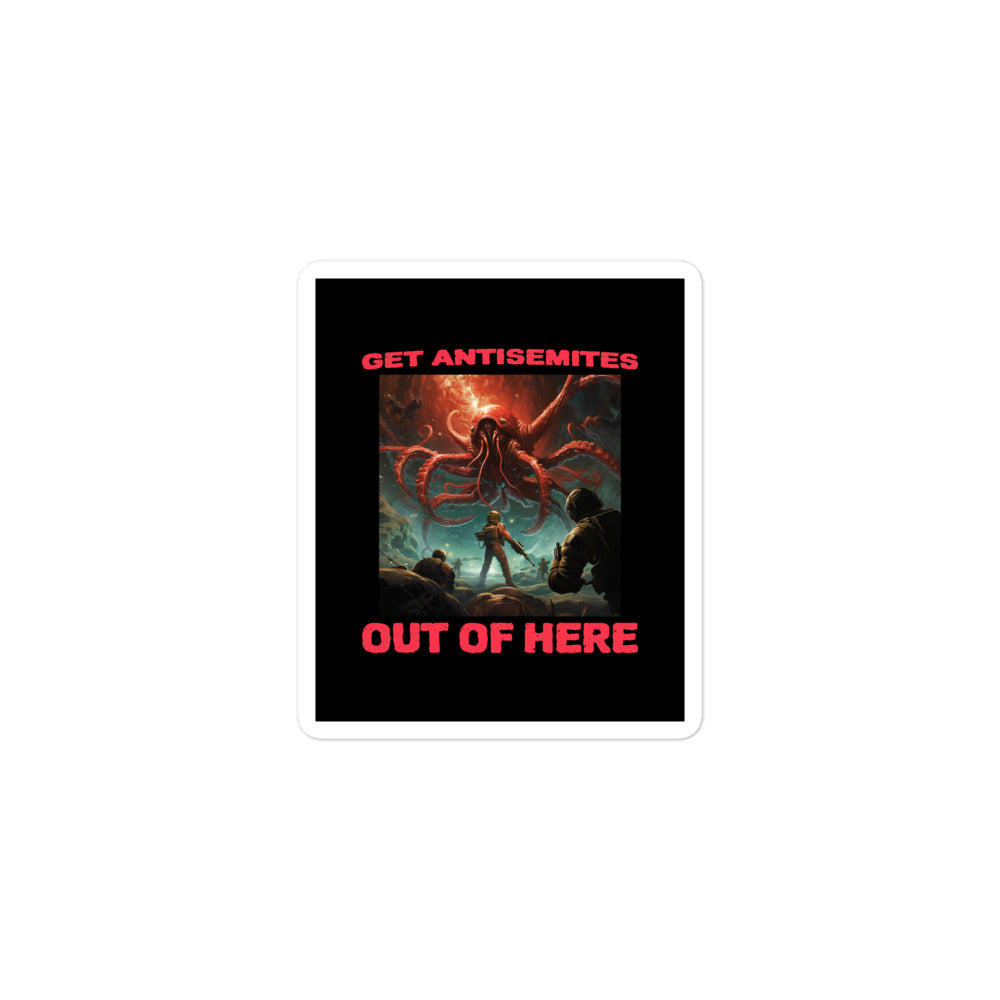 Get Alien Out | Antisemitism | Kiss Cut Sticker Jouparty