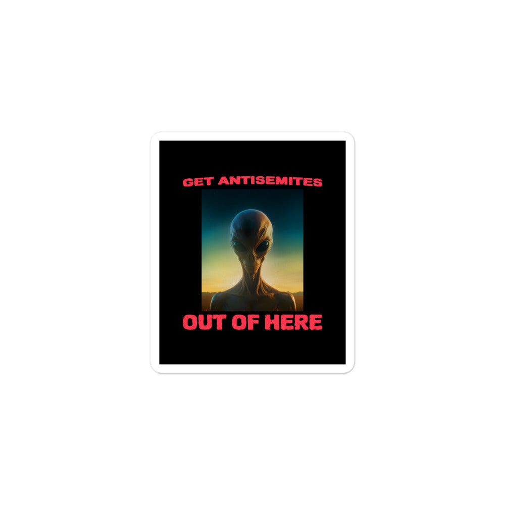 Get Alien Out | Antisemitism | Kiss Cut Sticker Jouparty
