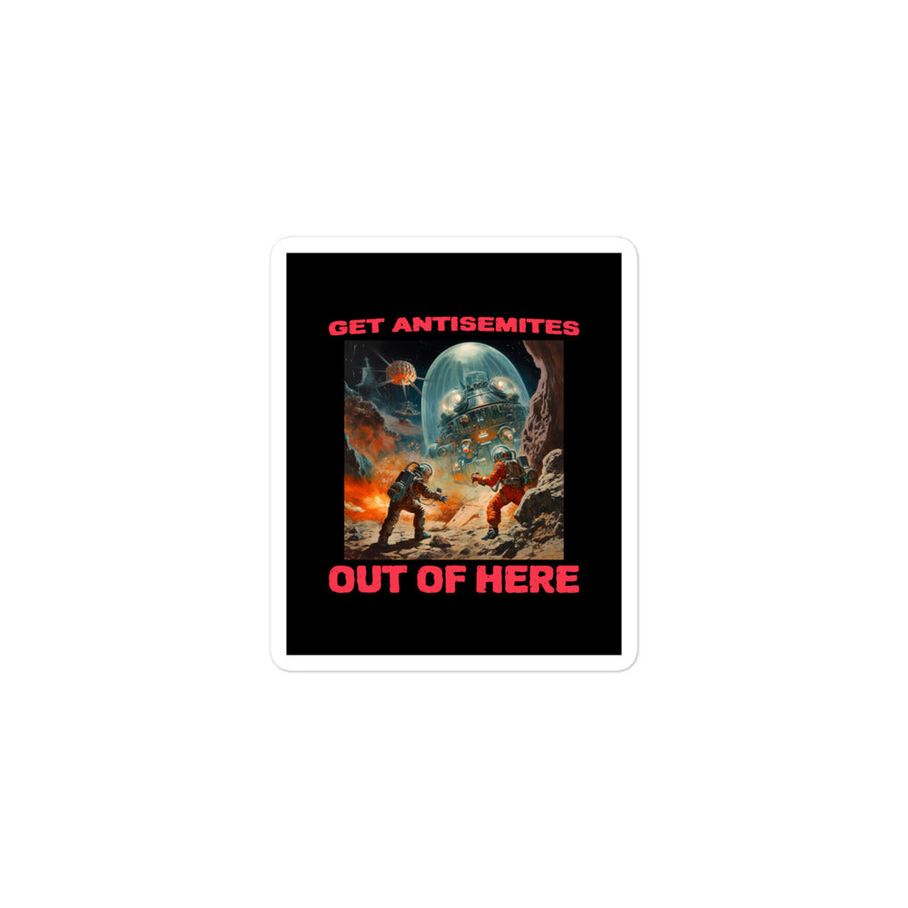 Get Alien Out | Antisemitism | Kiss Cut Sticker Jouparty
