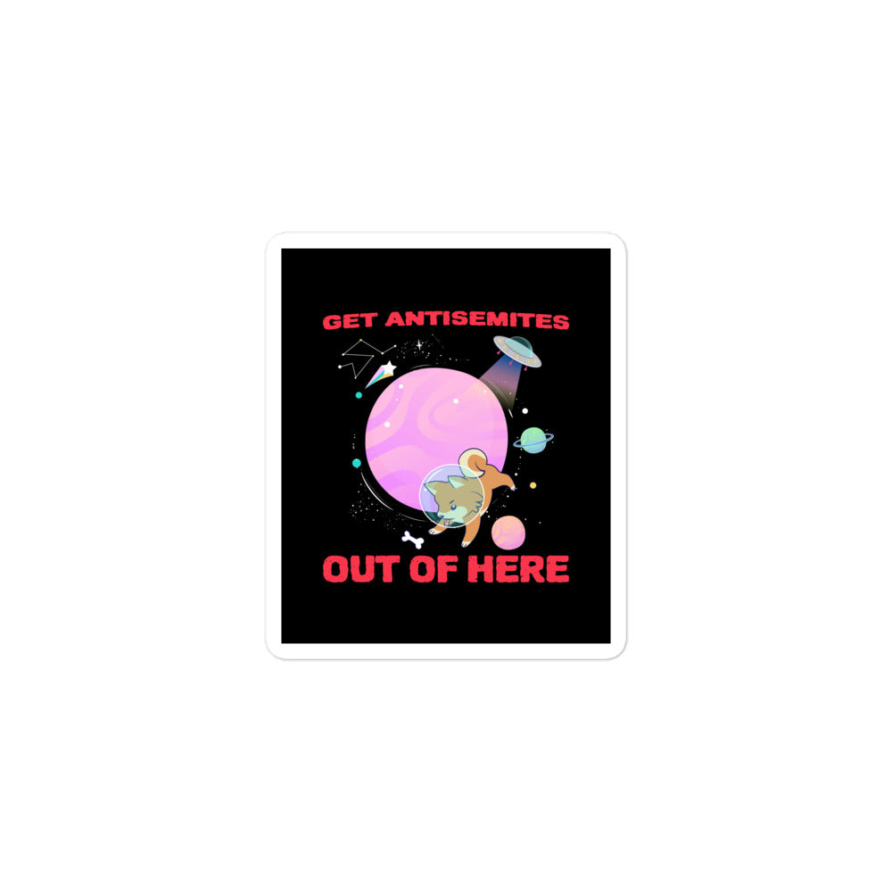 Get Alien Out | Antisemitism | Kiss Cut Sticker Jouparty
