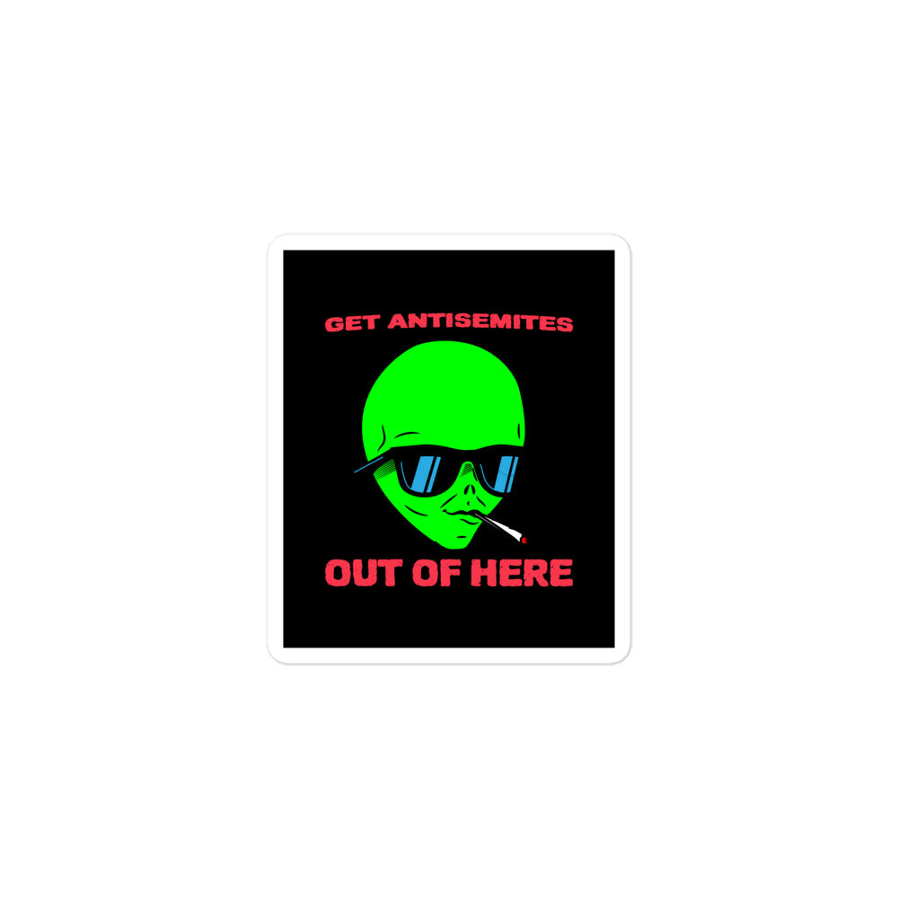 Get Alien Out | Antisemitism | Kiss Cut Sticker