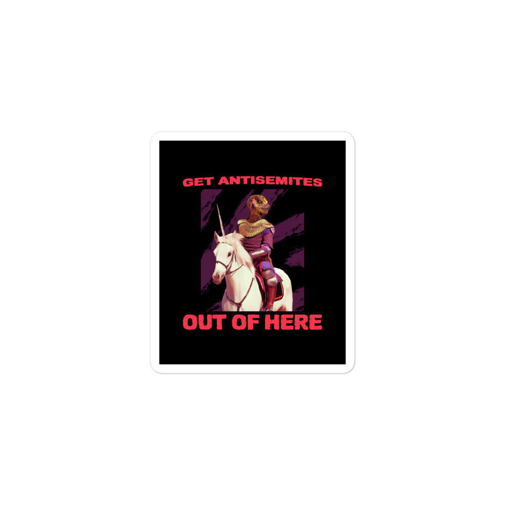 Get Alien Out | Antisemitism | Kiss Cut Sticker